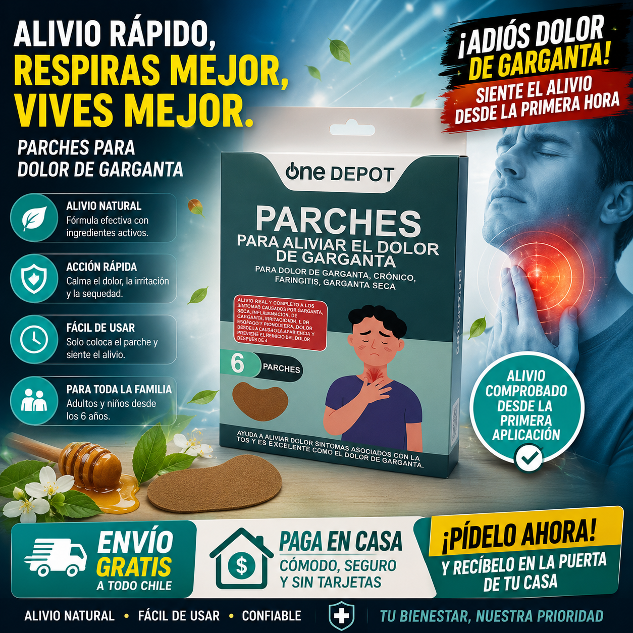 PARCHES PARA ALIVIAR EL DOLOR