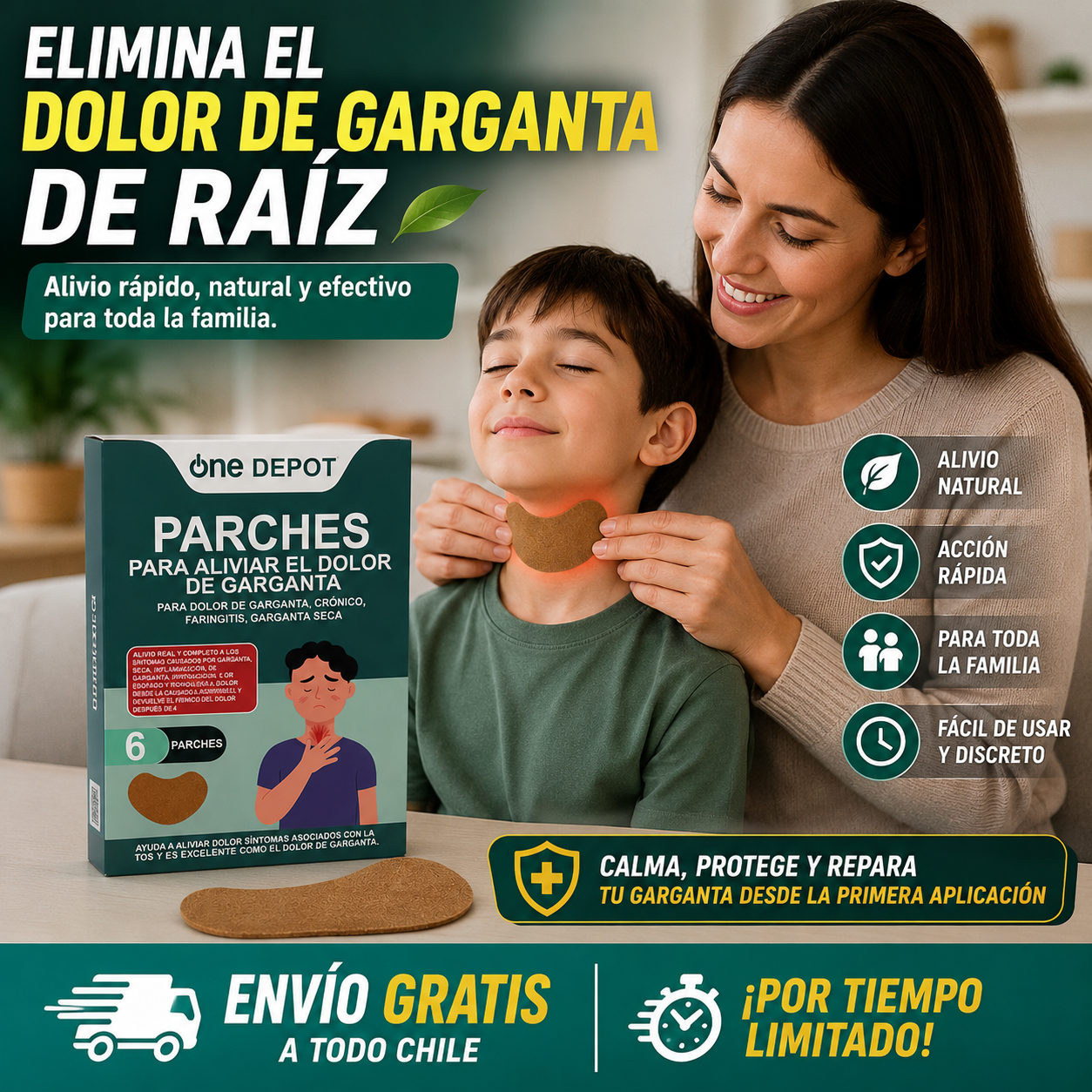 PARCHES PARA ALIVIAR EL DOLOR