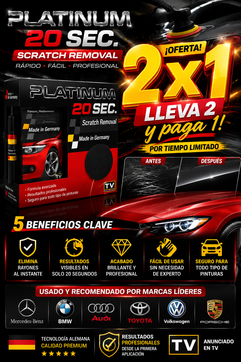 Crema Reparadora De Rayones Autos