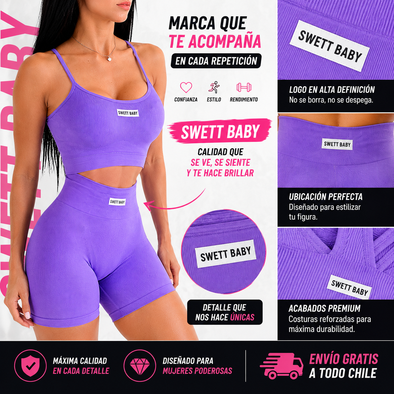Conjunto Deportivo Mujer Gimnasio