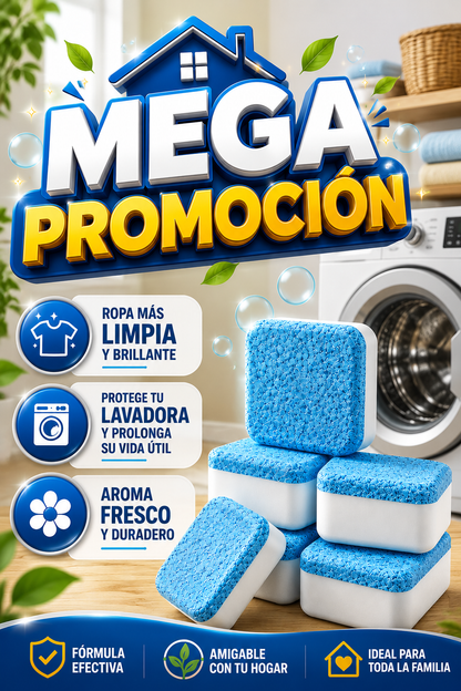 Pastillas Limpiadoras Antisarro para Lavadora