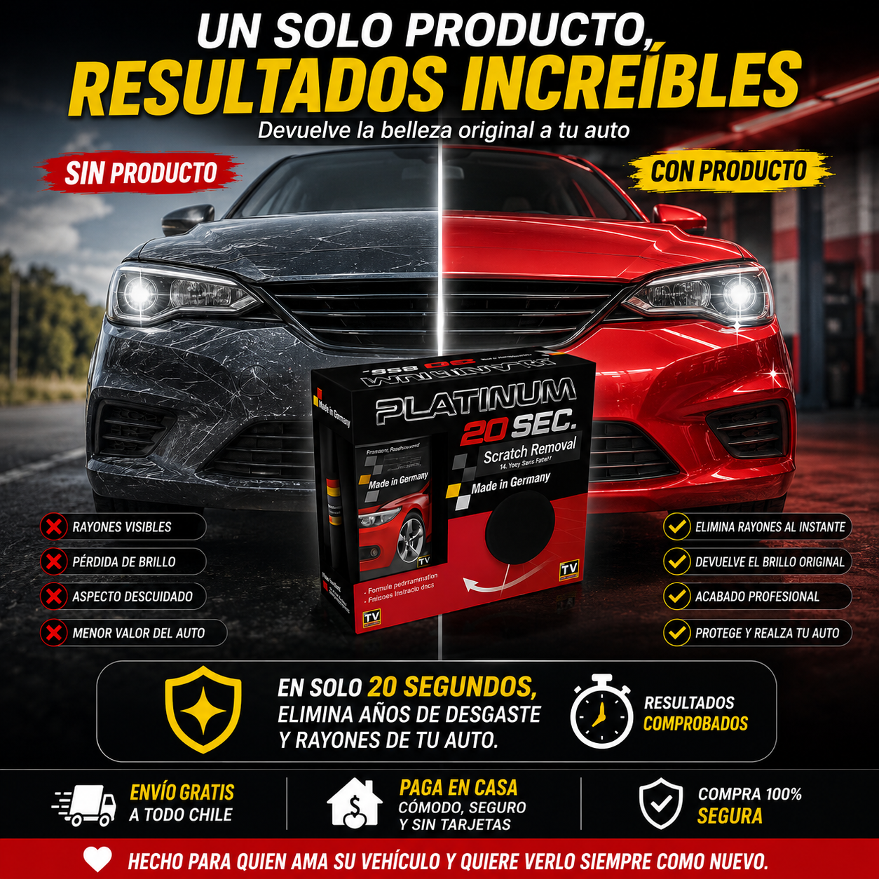 Crema Reparadora De Rayones Autos