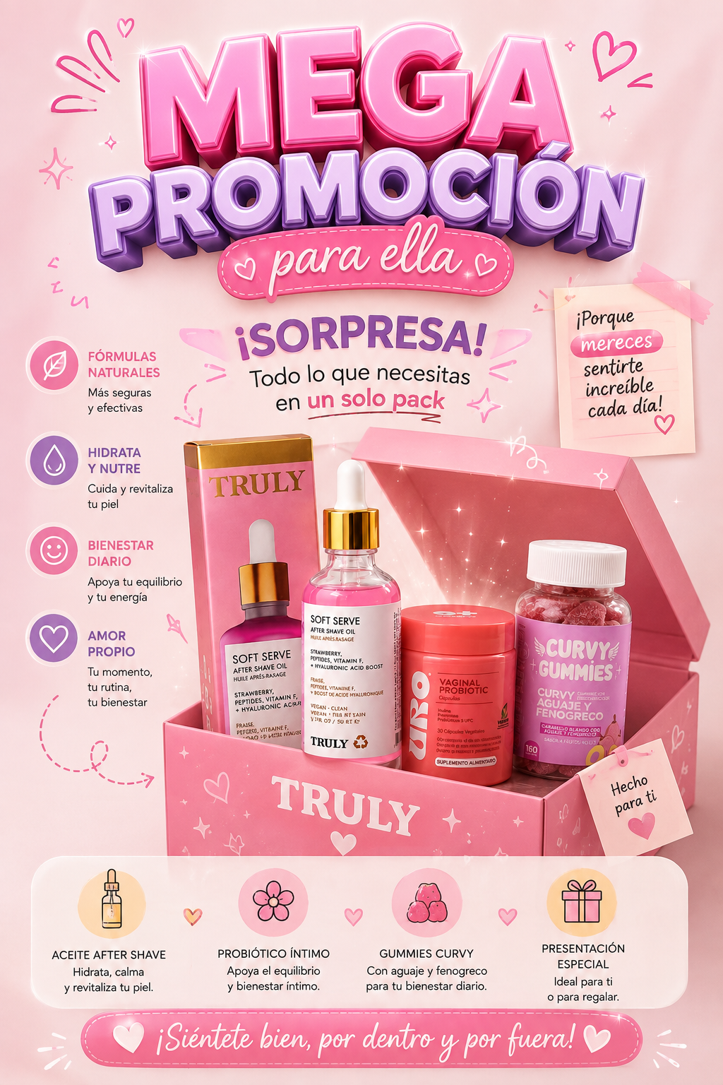 PACK CUIDADO PARA ELLA