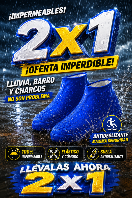 Cubrezapatos Impermeables Reutilizables