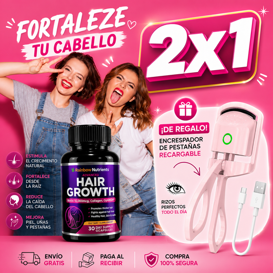 Nuvora Vitaminas hair growth ORIGINAL ® - para el crecimiento del cabello y prevención de la caída