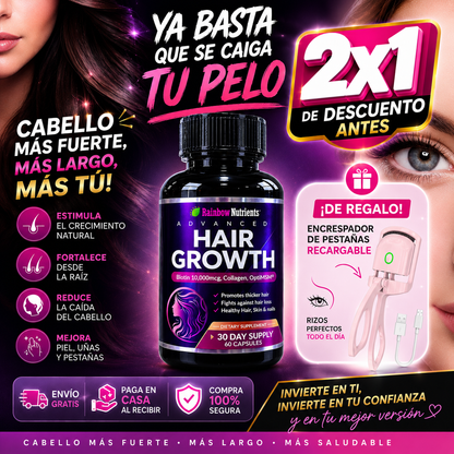 Nuvora Vitaminas hair growth ORIGINAL ® - para el crecimiento del cabello y prevención de la caída